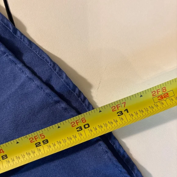 Van Heusen Royal Blue Long Sleeve Fitted Lux Sateen Shirt - Picture 6 of 7